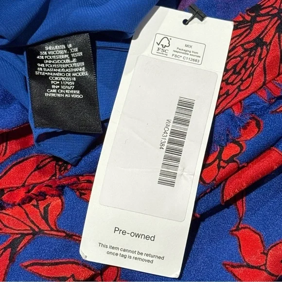 Alice + Olivia Floral Ilia Tiered Fit Flare Ruffle Maxi Dress Wedding *READ* - Picture 4 of 11